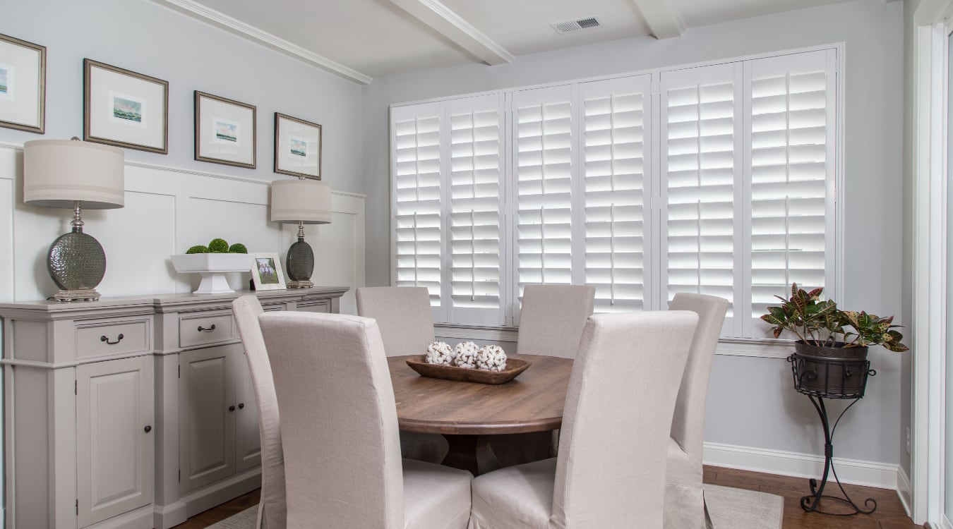 shutters in Miami living room